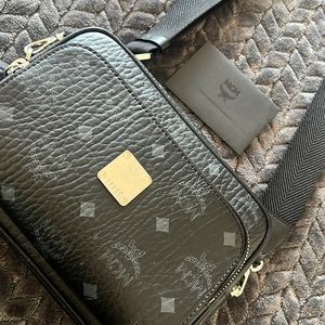 MCM Klassik Visetos Coated Canvas
Crossbody Bag